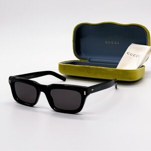 Gucci | Accessories | Gucci Gg14sk002 Sunglasses Black Green  display picture 2